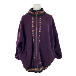 All Terrain Gear Fleece Jacket Purple Size XL